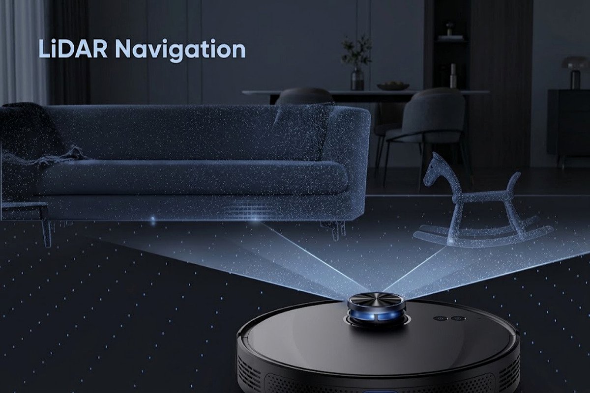 LiDAR navigating dark spaces unobstructed